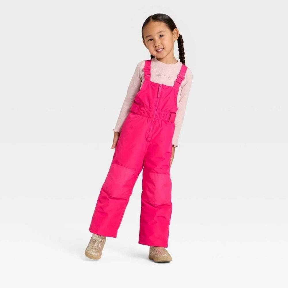 Kids Pink One Piece Snowsuit